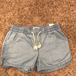 Soft Cotton Denim Shorts